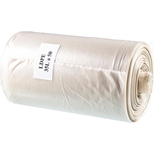Worki na śmieci 35L LDPE (50szt) przezroczyste