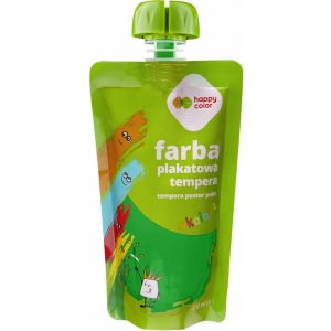 Farba plakatowa tempera zielona 100ml HA 3310 0100-5 HAPPY COLOR