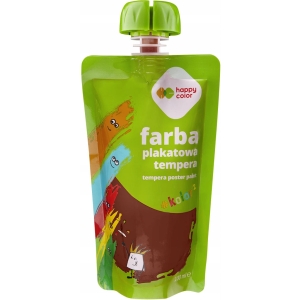 Farba plakatowa tempera brązowa 100ml HA 3310 0100-7 HAPPY COLOR