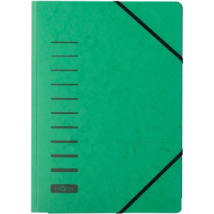 Teczka z preszpanu z gumką, na 1-200 kartek, zielona P2400703 DURABLE