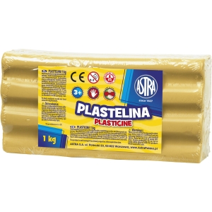 Plastelina Astra 1 kg brązowa jasna 303111020 ASTRA