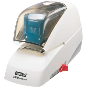 Zszywacz elektryczny Supreme 5050e biało-czarny 50 kartek RAPID 20993212