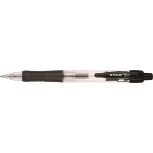 Długopis żelowy z gumowym uchwytem czarny 7344001PL-01 BIELLA