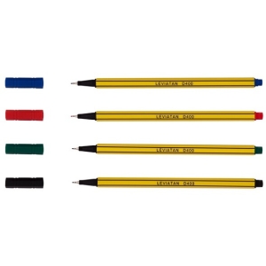 Cienkopisy LEVIATAN D400 komplet 4kolory 105227