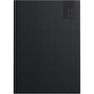 Kalendarz A5 dzienny czarny BASIC 2025r 400189203 TOP 2000