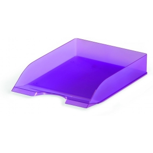 Półka na dokumenty A4 DURABLE BASIC purpurowa przezroczysta 1701673992