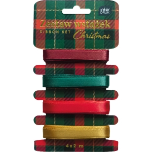 Zestaw wstążek 4x2m CHRISTMAS INTERDRUK