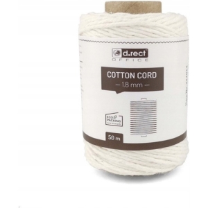 Sznurek bawełniany 1.8mm / 50m biały 111014 d.rect