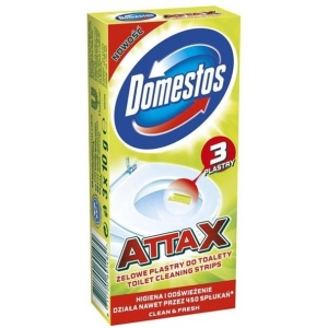 Odświeżacz d/toalety LEMON 3x10g plastry DOMESTOS ATTAX 8885447