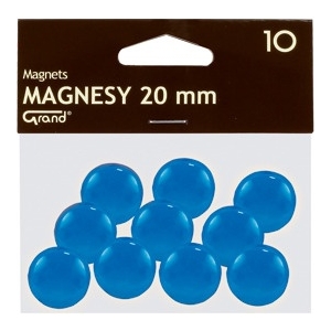 Magnesy 20mm GRAND niebieskie (10szt.) 130-1690 GRAND