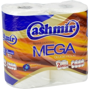 Ręcznik kuchenny CASHMIR MEGA (2 rolki) 2 warstwy 100% celuloza 225301