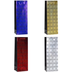 Torebka prezentowa 12x36x9cm TBG-24018-HS-BB ROZETTE