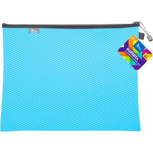 Koperta B4 z suwakiem metalowym NIEBIESKA BT607-N TETIS