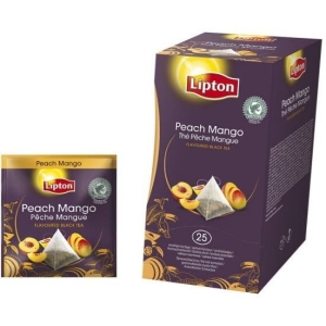 Herbata LIPTON PIRAMID PEACH&MANGO 25k.fol czarna EXCLUSIVE