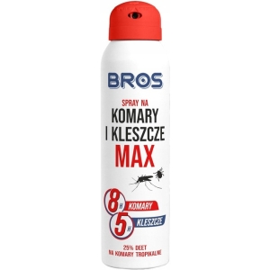 Spray na komary i kleszcze MAX 90ml BROS