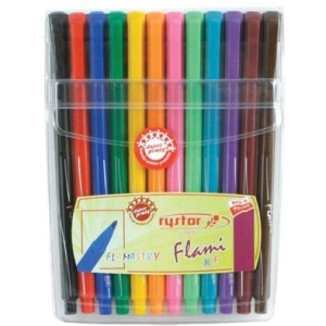 Flamastry FLAMI RF-1mm 6szt w etui RYSTOR