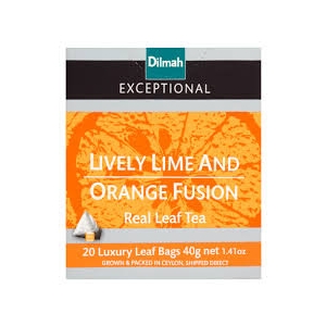 Herbata DILMAH PIRAMID LIVELY LIME&ORANGE 20t*2g FUSION