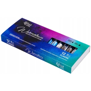 Farby akwarelowe w tubkach ROSA GALLERY 12kol. 10ml. 340107 KOH-I-NOOR