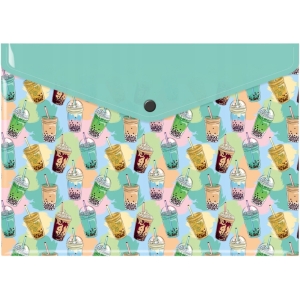 Teczka kopertowa A4 PP z nadrukiem BUBBLE TEA TKN-A4-37 BIURFOL