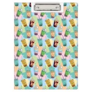 Teczka z klipem A4 z nadrukiem BUBBLE TEA KHN-04-37 BIURFOL