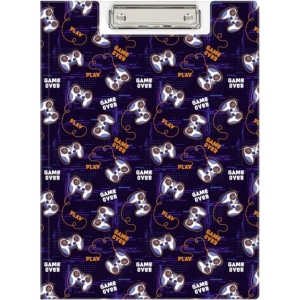 Teczka z klipem A4 z nadrukiem GAMEPAD KHN-04-33 BIURFOL