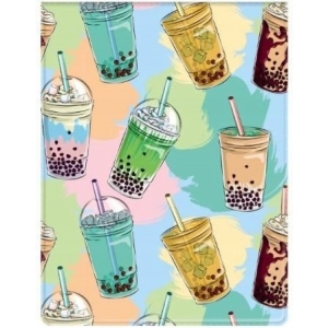 Okładka na dokumenty ucznia pion z nadrukiem BUBBLE TEA OD-21-37 BIURFOL