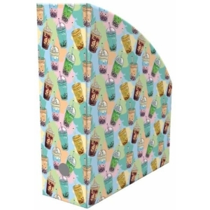 Pojemnik na dokumenty 10cm z nadrukiem BUBBLE TEA NSE-02-37 BIURFOL