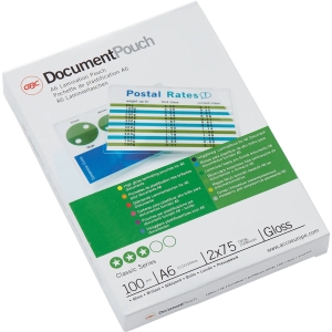 Folia do laminacji GBC Pouch A6 75Mic 100szt. 3743152