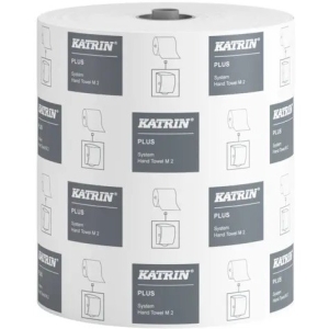 Ręcznik biały 21cm*150m 2w (6sztuk) SYSTEM M 97449 Katrin Plus