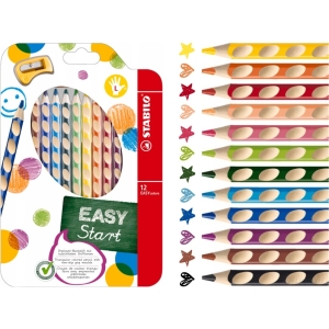 Kredki EASY COLOURS dla lew(12kol.) 331/12 STABILO