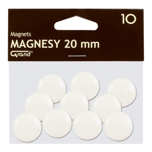 Magnesy 20mm GRAND białe (10szt.) 130-1689 GRAND