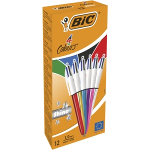 Długopis 4 COLOURS mix SHINE (12szt.) 964775 BIC