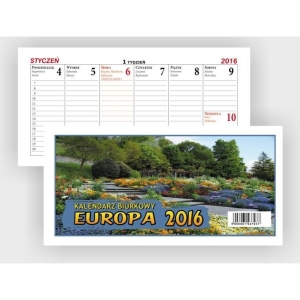 Kalendarz biurowy leżący EUROPA B4 BESKIDY