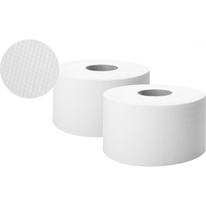 Papier toaletowy JUMBO 120m(12szt) biały 20x9,1cm 65% białości 2 warstwy 270065 PUFFO