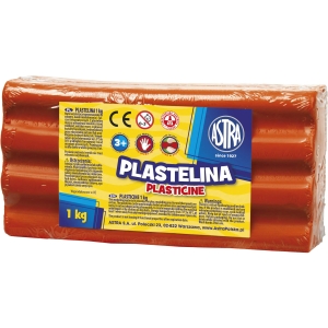Plastelina Astra 1 kg czerwona 303111006 ASTRA