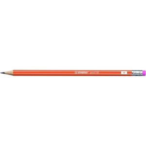Ołówek STABILO 160 z gumką HB orange 2160/03-HB