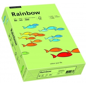Papier ksero kolorowy A4 80g RAINBOW R74 jasnozielony 88042607