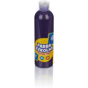 Farba szkolna ASTRA 250ml brokatowy fiolet 301217042 ASTRA