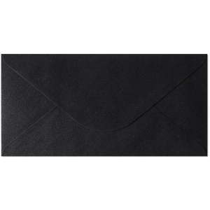 Koperta DL PEARL czarna 150g/m2 (10) 280177 Galeria Papieru