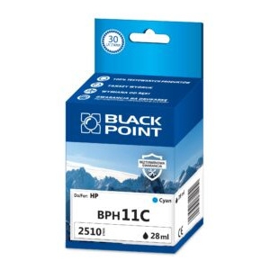 Tusz BLACK POINT (BPH11C) niebieski 2510str zamiennik HP (11/C4836AE) J1100d/1200d/2200/2800/10ps