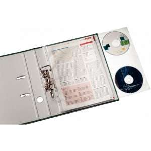 Koszulki na dokumenty i CD (5szt) LEITZ Combo 47613103