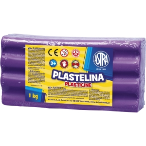 Plastelina Astra 1 kg fioletowa 303111010 ASTRA