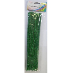 Druciki kreatywne dr17 zielony met.30cm(40) BREWIS