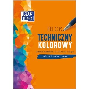 Blok techniczny OXFORD A3 10k 225G kolor 400093234