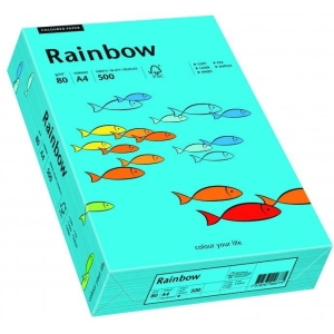 Papier ksero kolorowy A4 80g RAINBOW R87 niebieski 88042739