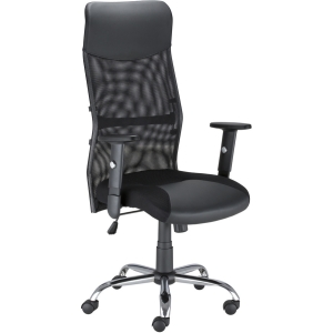 Krzesło obrotowe W-03 HIT R300 czarne (regulowane podłokietniki) NOWY STYL