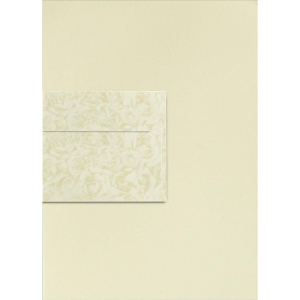 Papeteria kremowa A4 MILLENIUM 20ark+DL róże 10szt ARGO 206222