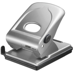 Dziurkacz FMC40 RAPID srebrny 40 kartek duży metalowy 21835602