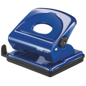 Dziurkacz metalowy FMC25 RAPID niebieski do 25kartek 5000283