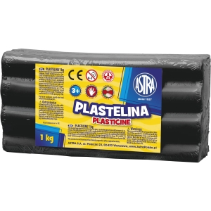 Plastelina Astra 1 kg czarna 303111024 ASTRA
